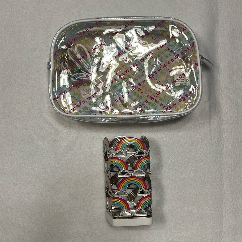 Bath and Body Works Pride Foam Soap Holder and Cross Body Bag NEW